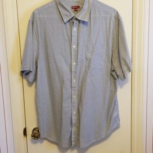 Men's short sleeve button up